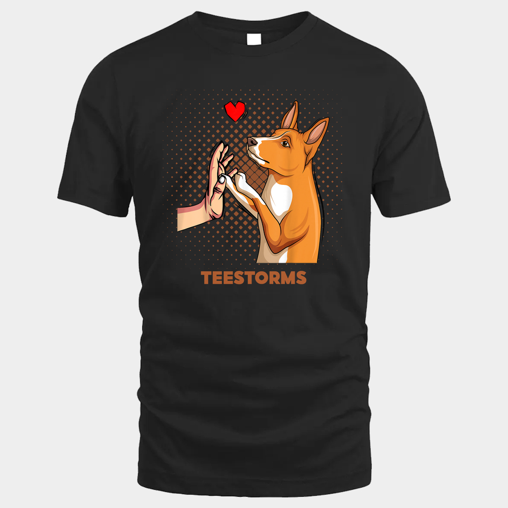 Basenji Dog Lover Unisex Tshirt - Black